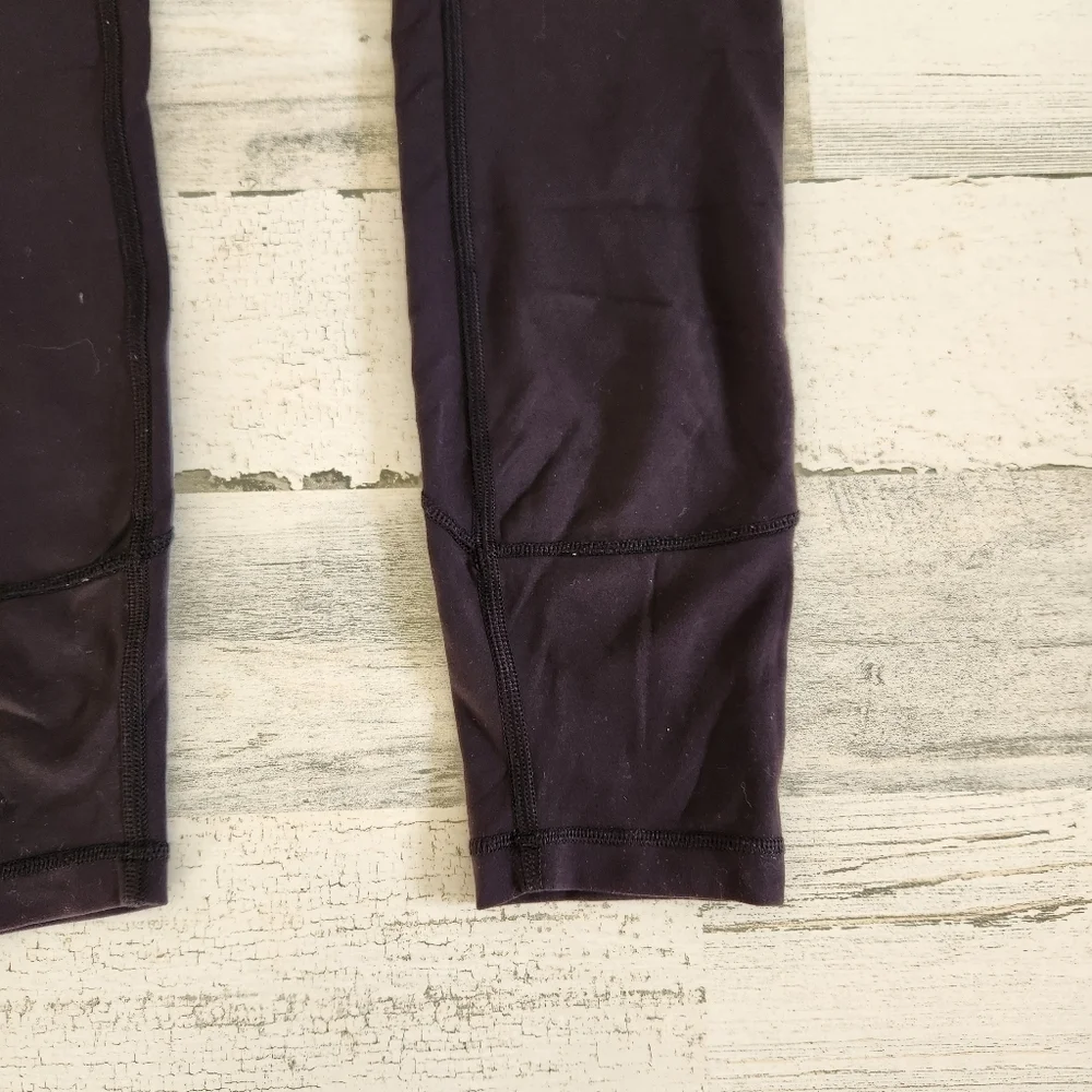 Lululemon In Movement 7/8 Tight Leggings Everlux Black Size 4